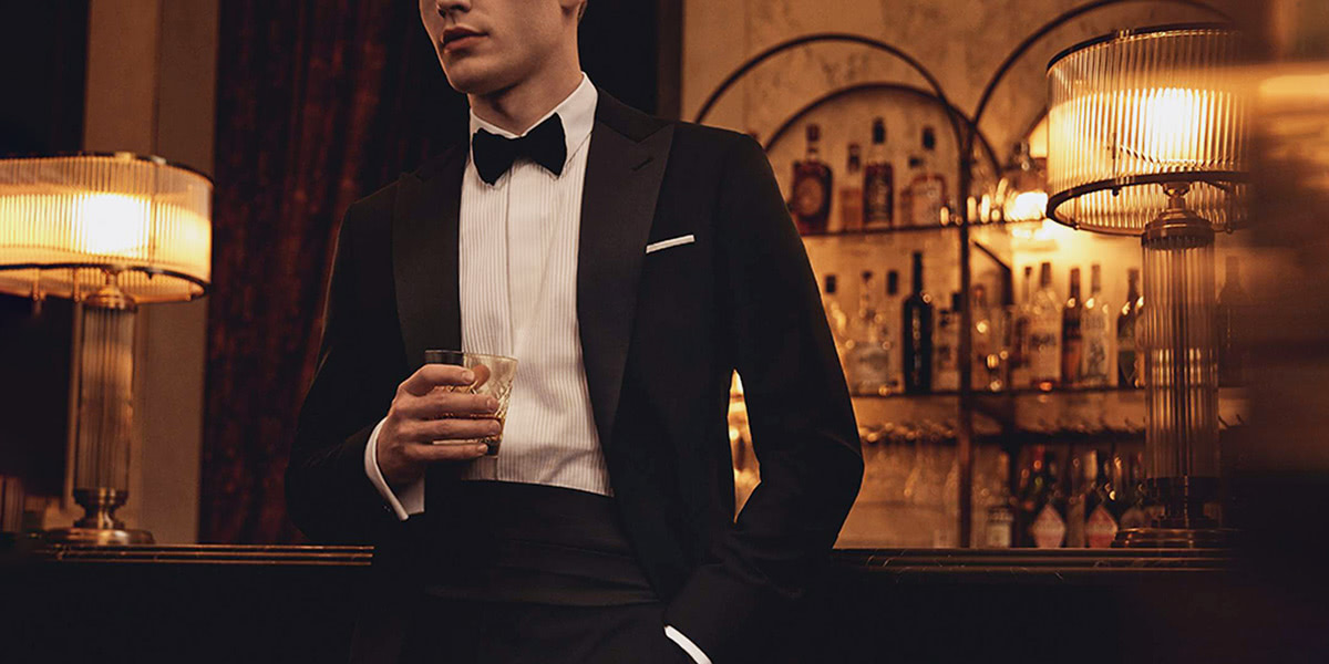 modern formal tuxedo