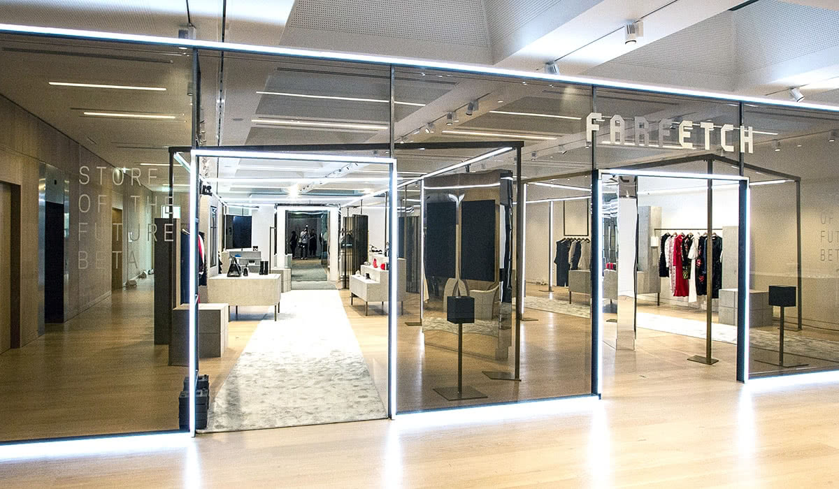 Luxe Digital luxury monobrand online retail Farfetch store of the future