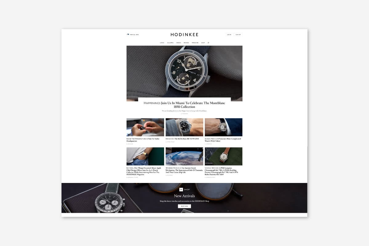 Luxe Digital luxury watch interview Hodinkee mechanical watches