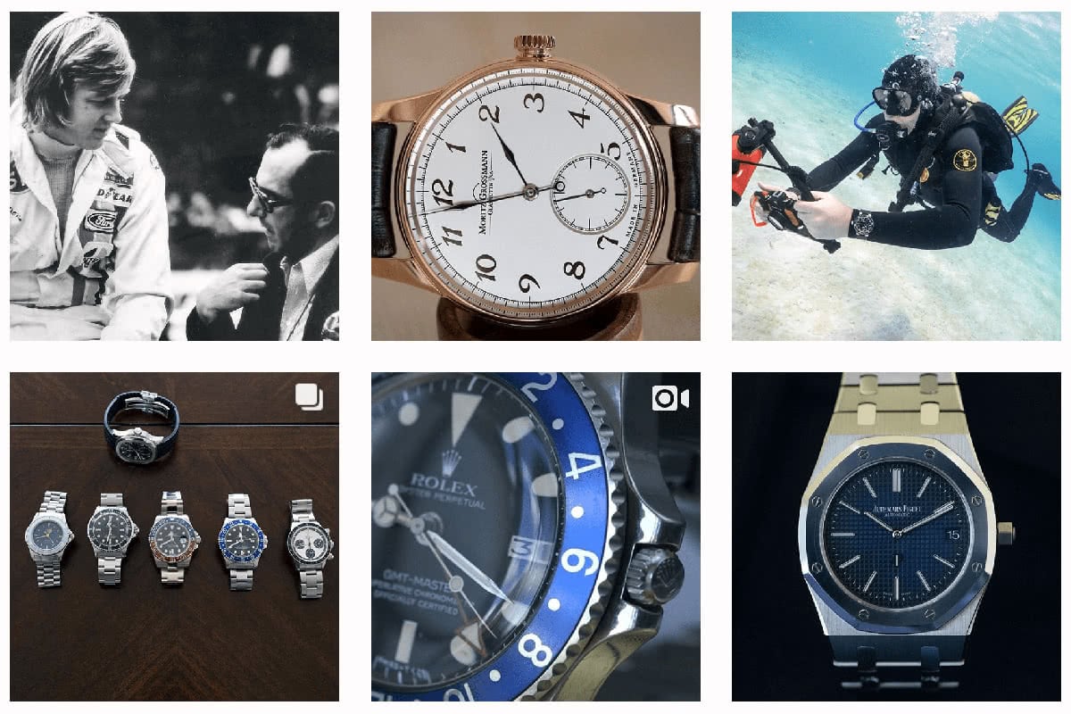 Luxe Digital luxury mechanical watches Hodinkee Instagram