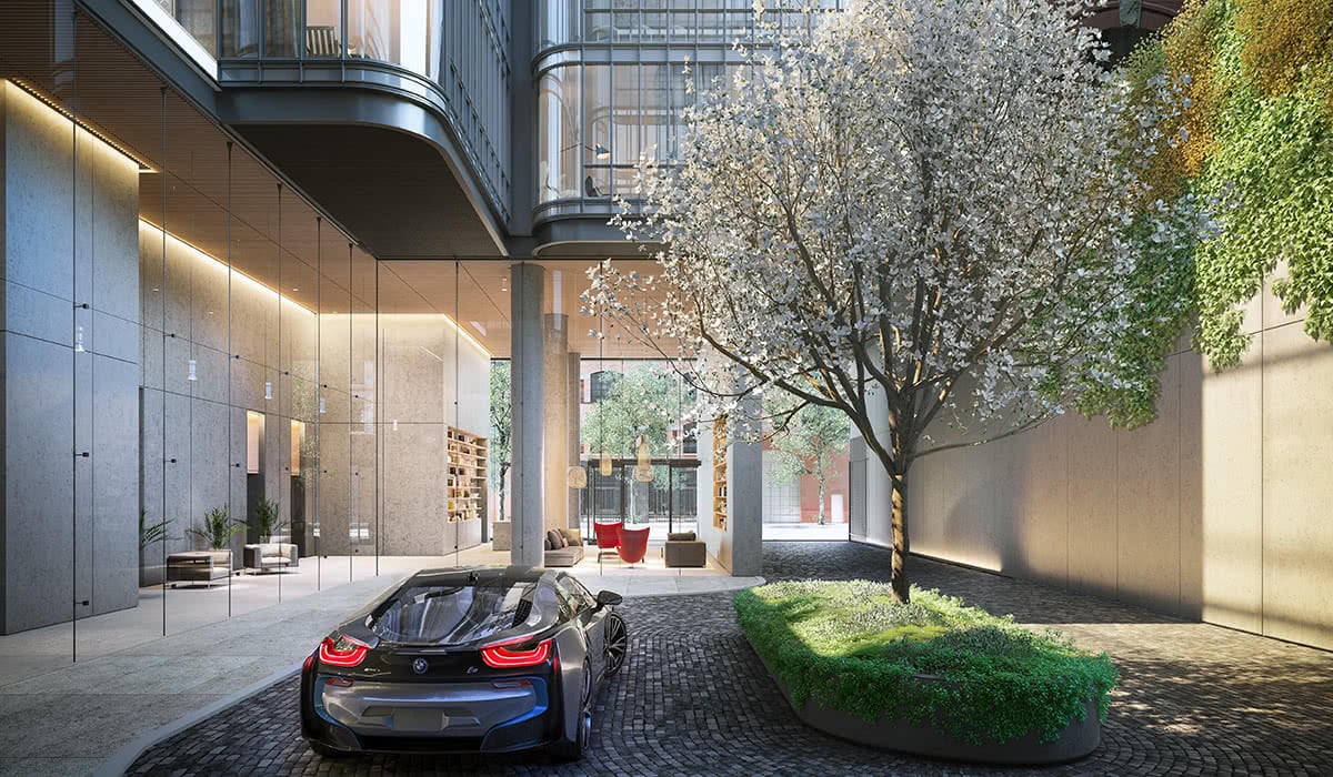 Luxe Digital luxury condo New York 565 Broome SoHo BMW partnership