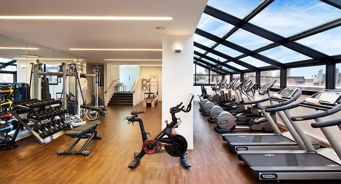 Luxe Digital luxury best hotel Philadelphia Rittenhouse gym