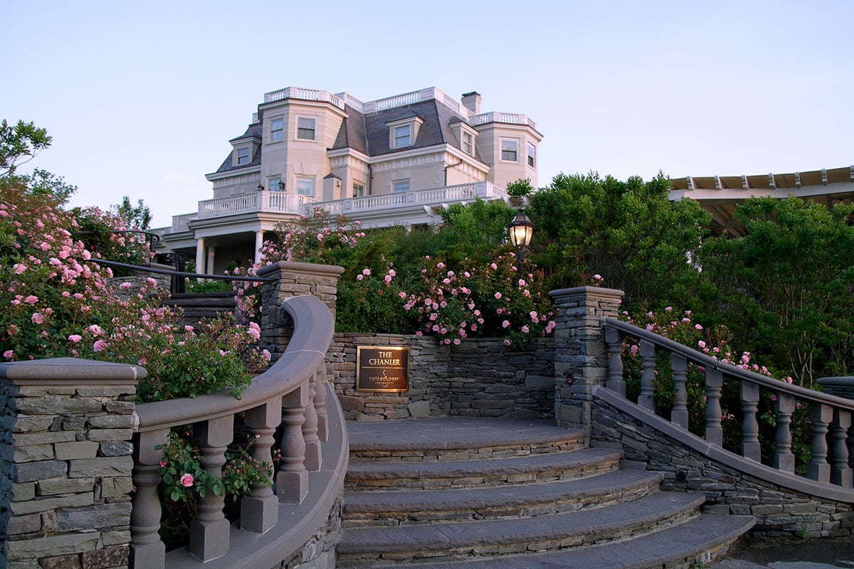 Luxe Digital luxury travel best hotel New England Chanler Newport Rhode Island