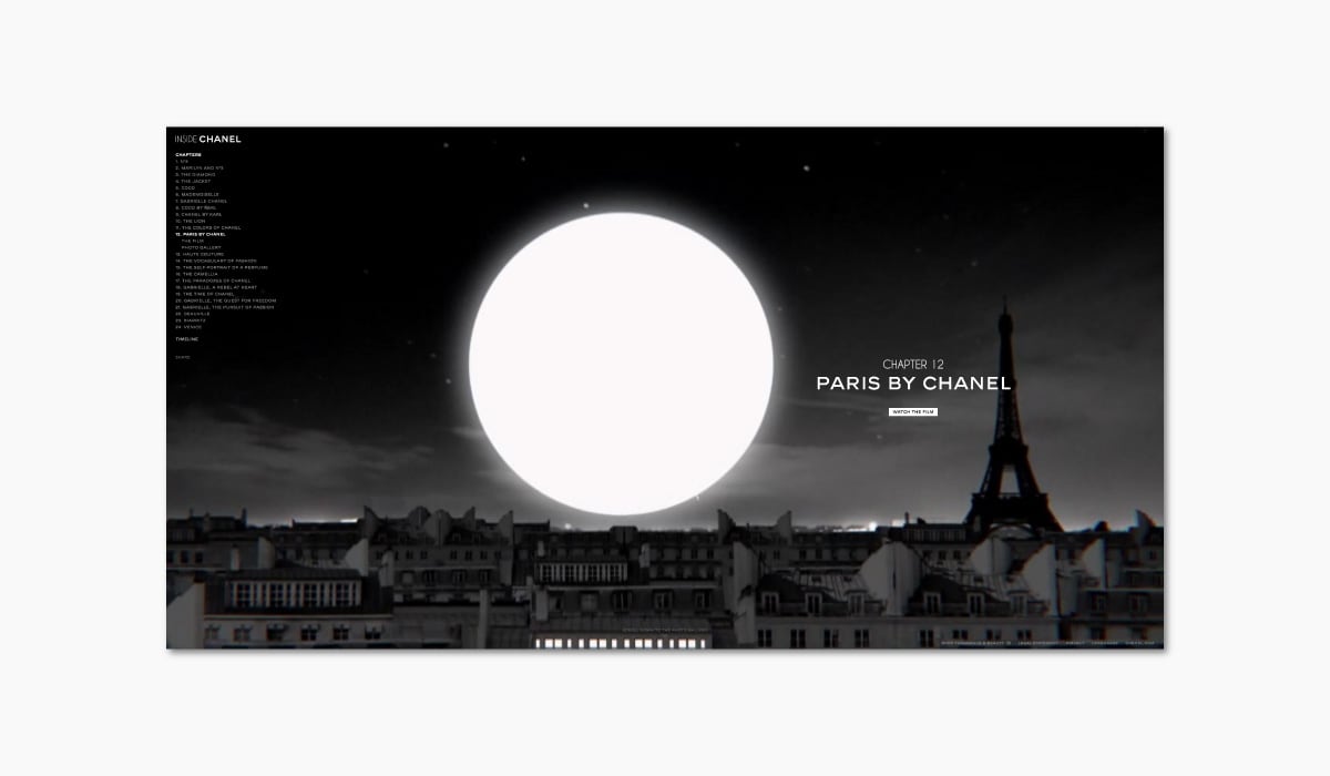 Luxe Digital online storytelling luxury brands chanel