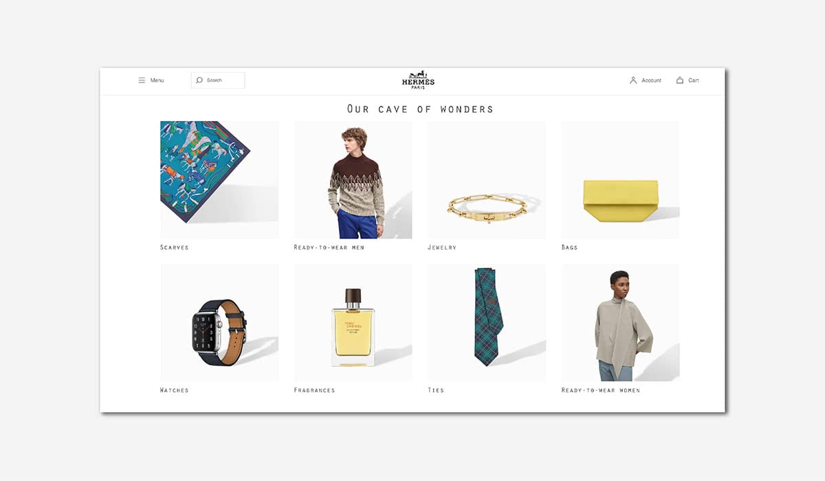 Best Luxury Brands Online Hermes Digital Flagship Website Luxe Digital