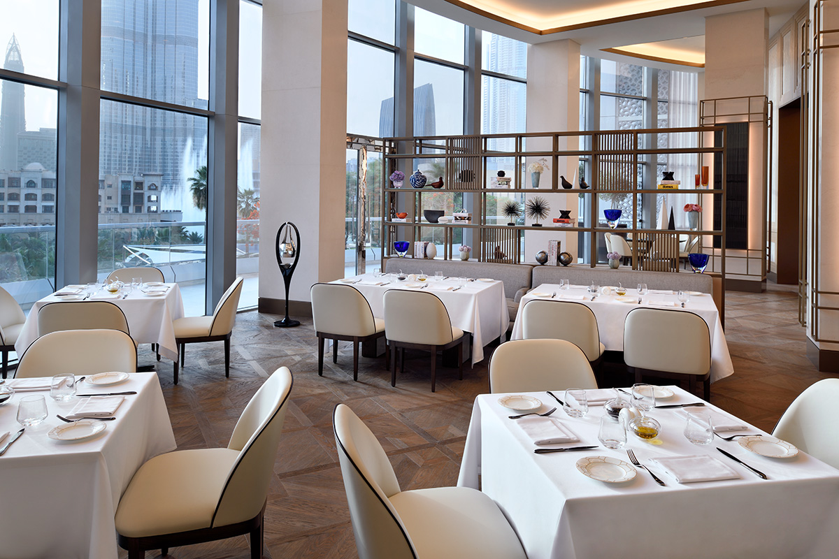 Luxe Digital luxury hotel Dubai Address Downtown restaurant