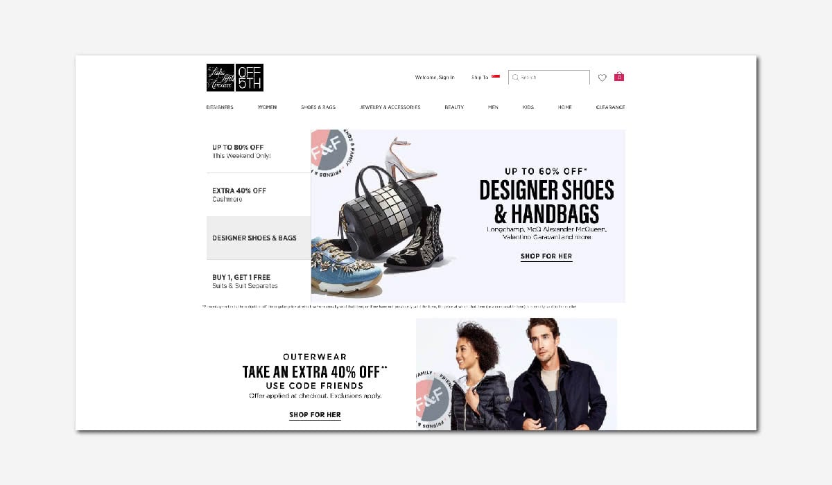 designer clothing sale websites