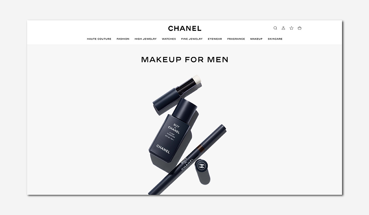 luxury wellness beauty boy de chanel men makeup luxe digital