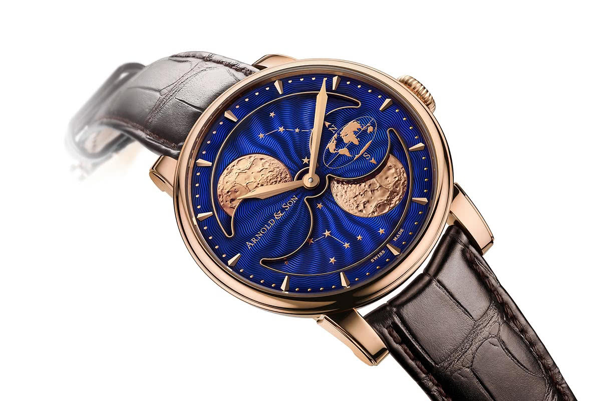 Arnold & Son HM Double Hemisphere Perpetual Moon - luxury watch Luxe Digital