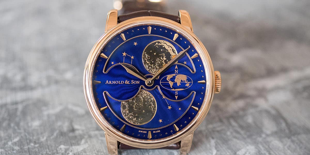 Arnold & Son HM Double Hemisphere Perpetual Moon - luxury watch Luxe Digital