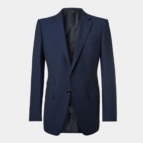 blue cocktail suit