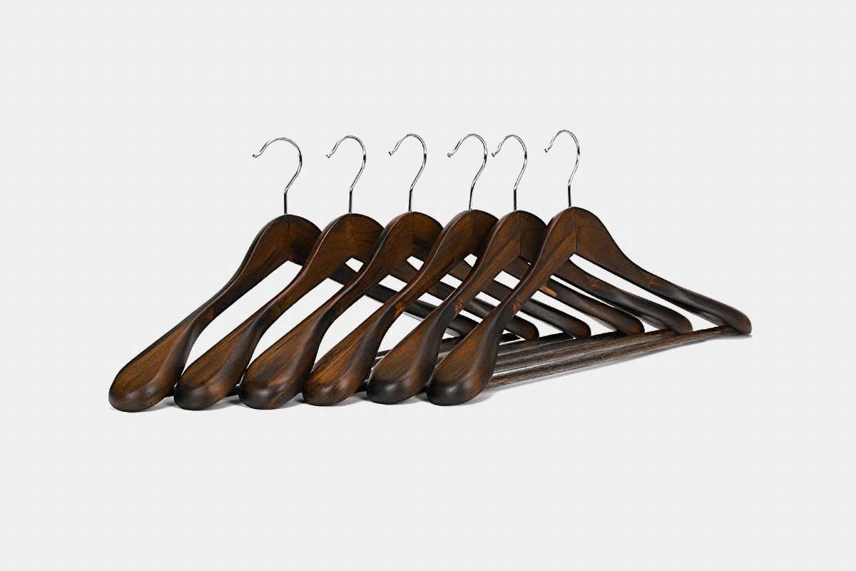 business professional suits extra-wide shoulder hangers - Luxe Digital