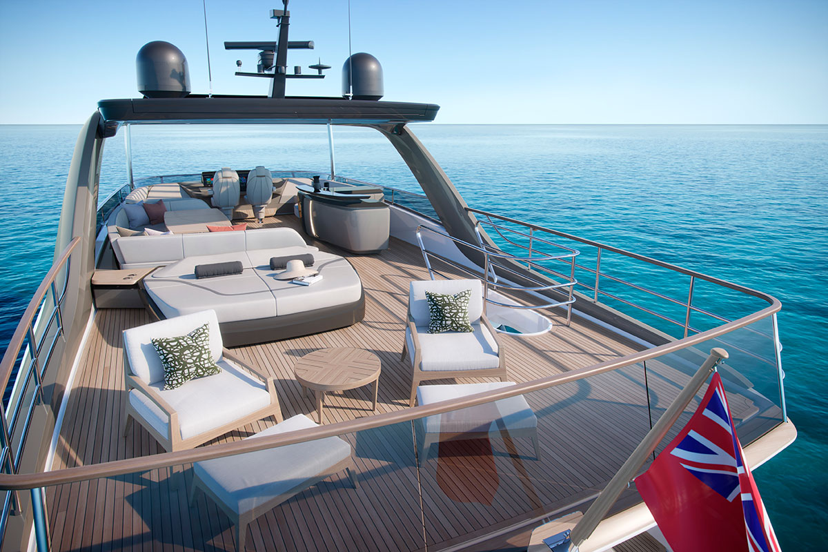Princess Y85 exterior luxury yacht - Luxe Digital
