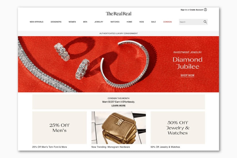 Real sale jewelry websites