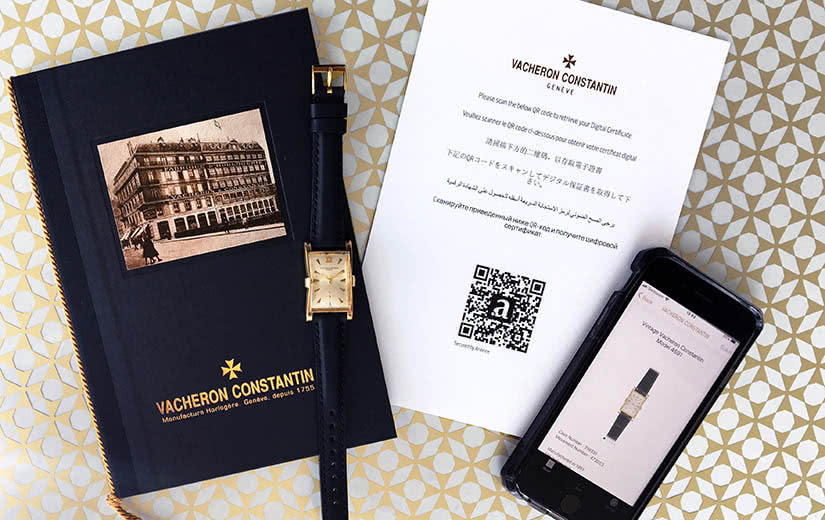 Vacheron Constantin blockchain tracking luxury resale - Luxe Digital