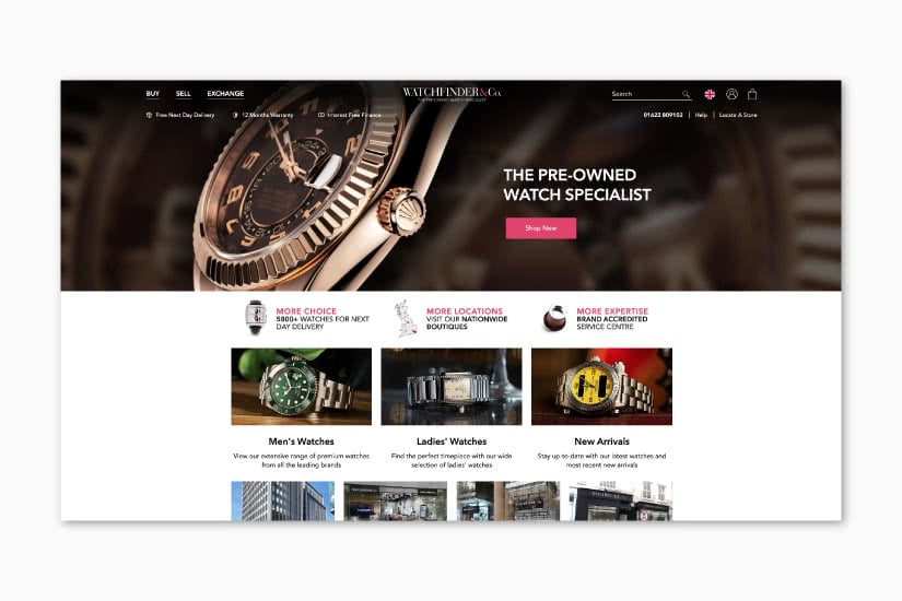 luxury resale retail transformation watchfinder luxe digital