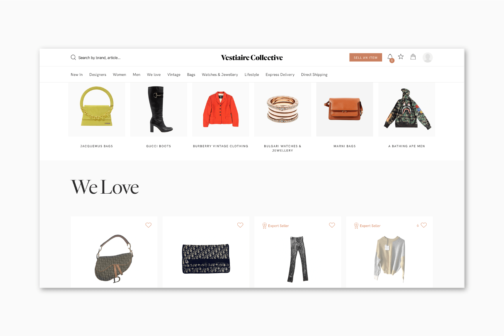 luxury resale retail transformation vestiaire collective luxe digital