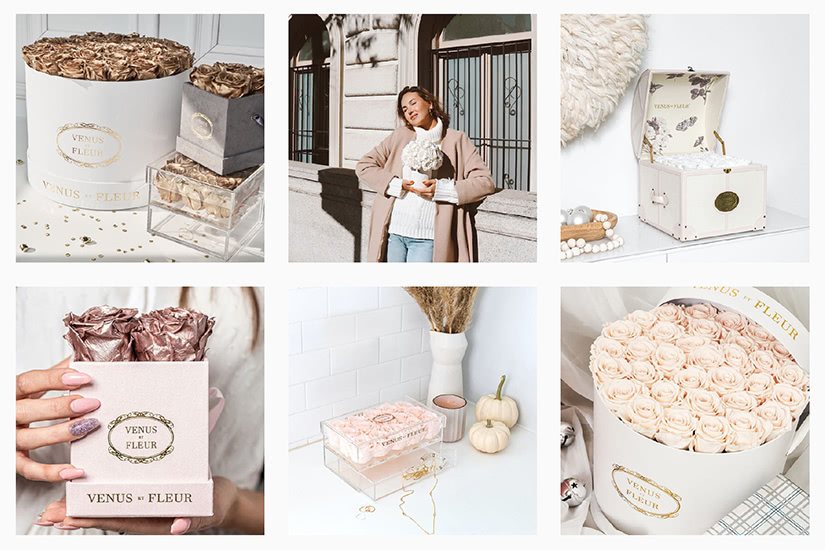 best online flower delivery venus et fleur instagrammable luxe digital