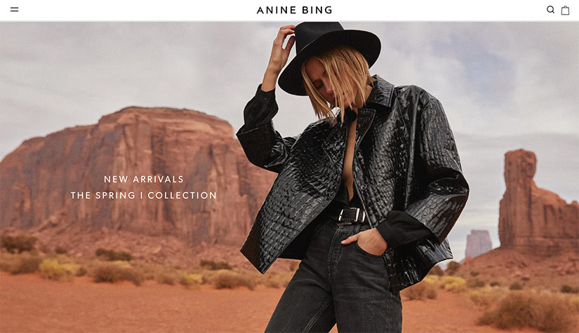 best digital native luxury dtc brands anine bing luxe digital