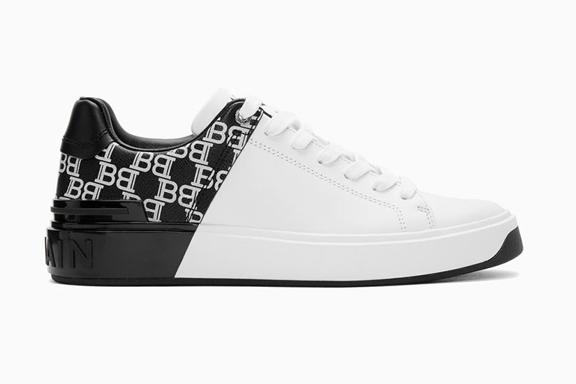 black white sneakers