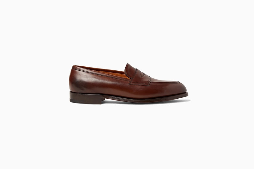 tan colour loafer shoes