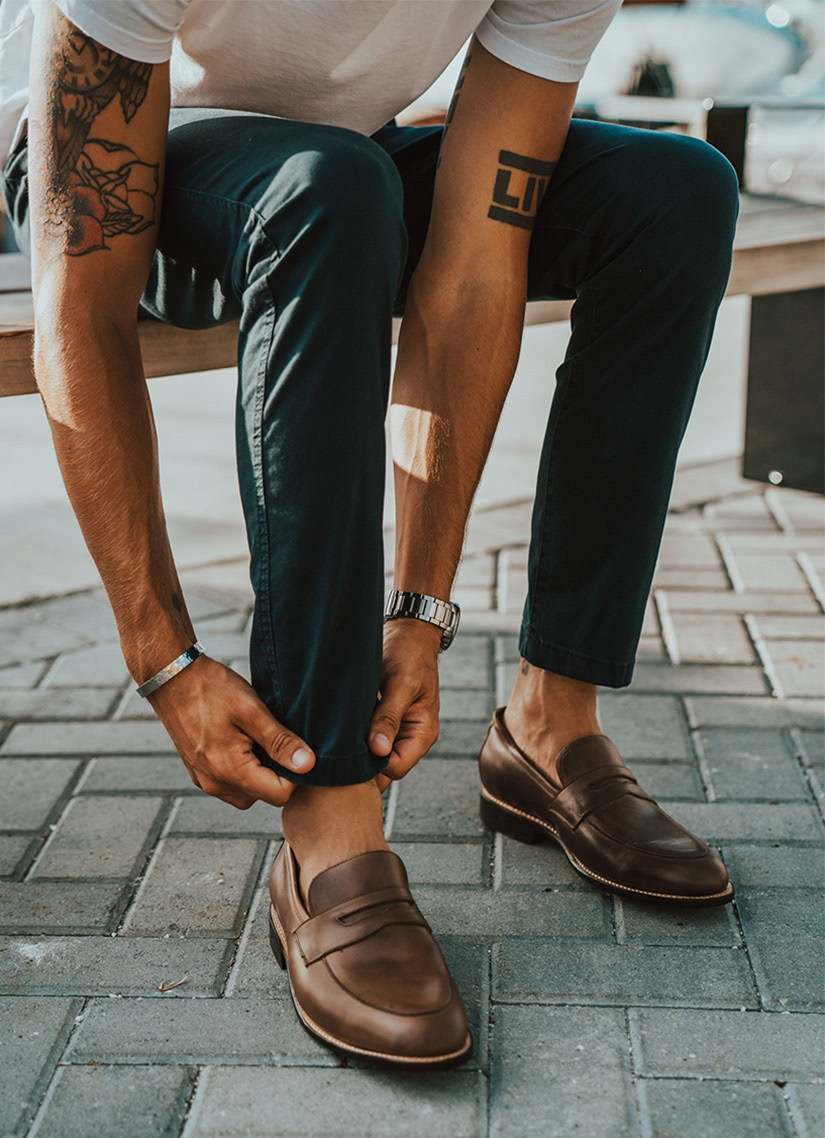 loafers with heels for mens