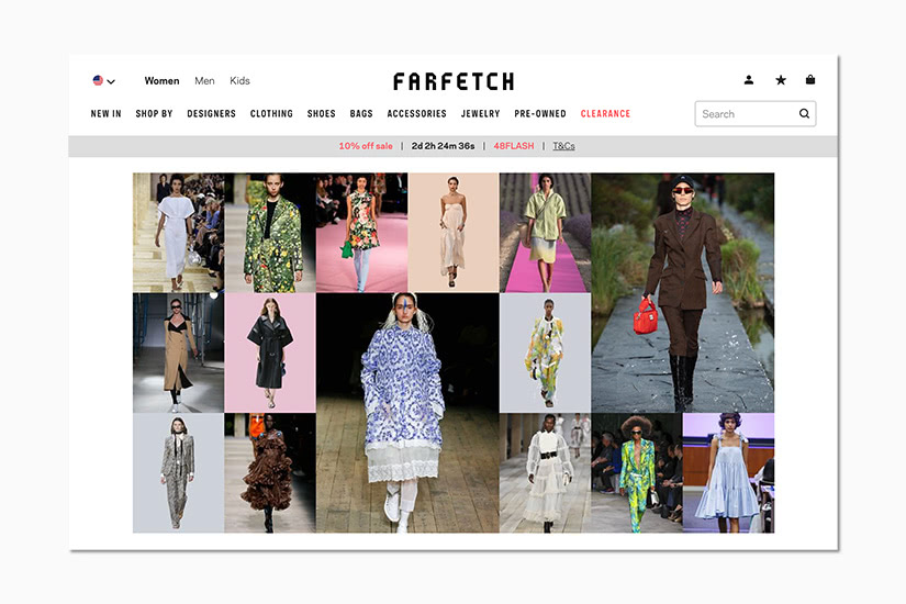 high fashion clothing websites