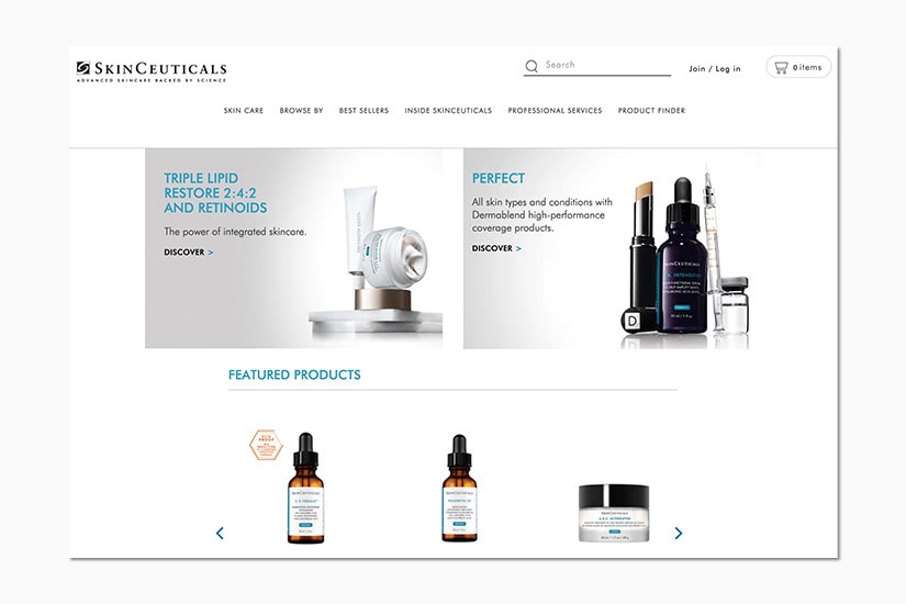 best women online shopping sites skinceuticals - Luxe Digital