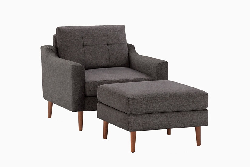 best home office setup armchair - Luxe Digital