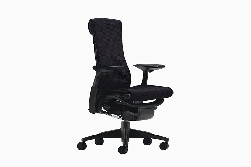 best home office setup desk Herman Miller Embody chair - Luxe Digital