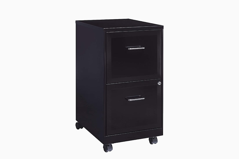 best home office setup file cabinet - Luxe Digital