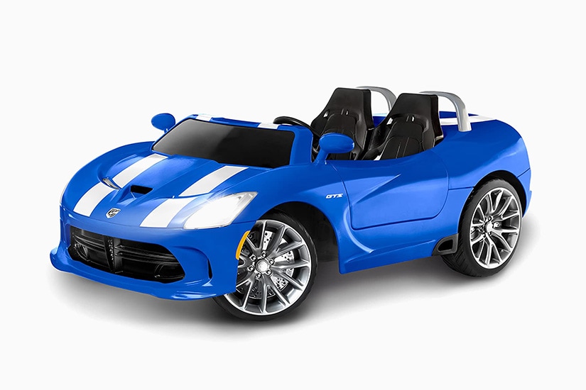 best electric cars kids dodge viper srt 12v battery powered ride-on premium - Luxe Digital