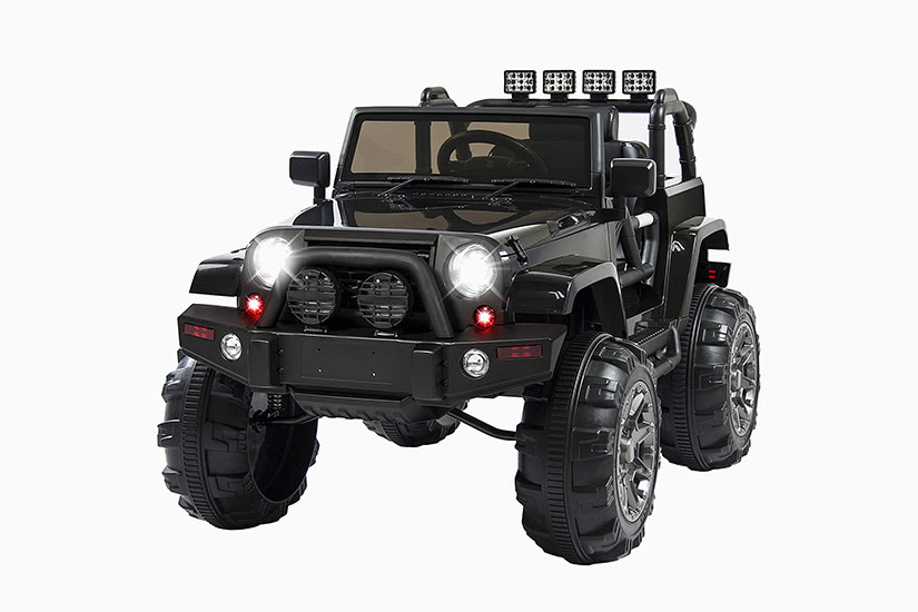 best electric cars kids jeep 12v battery powered ride-on premium - Luxe Digital