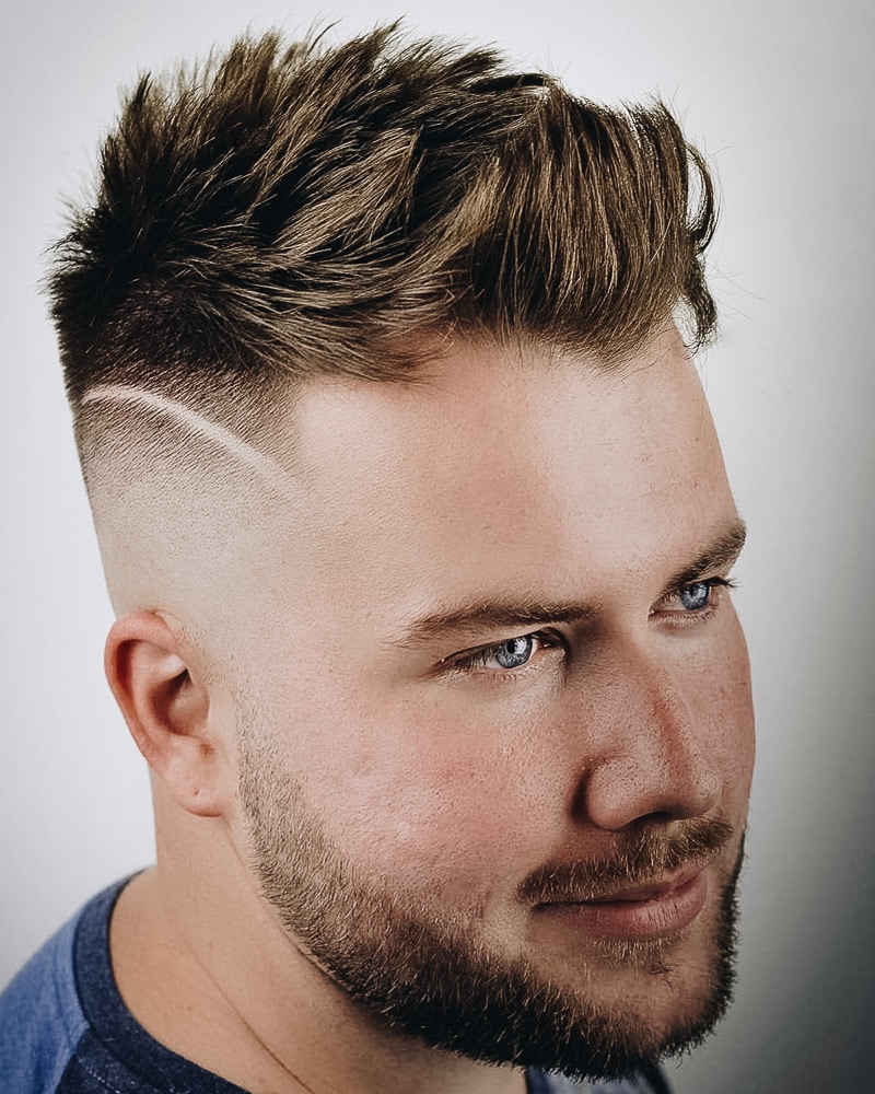 best short haircuts men fade spike - Luxe Digital