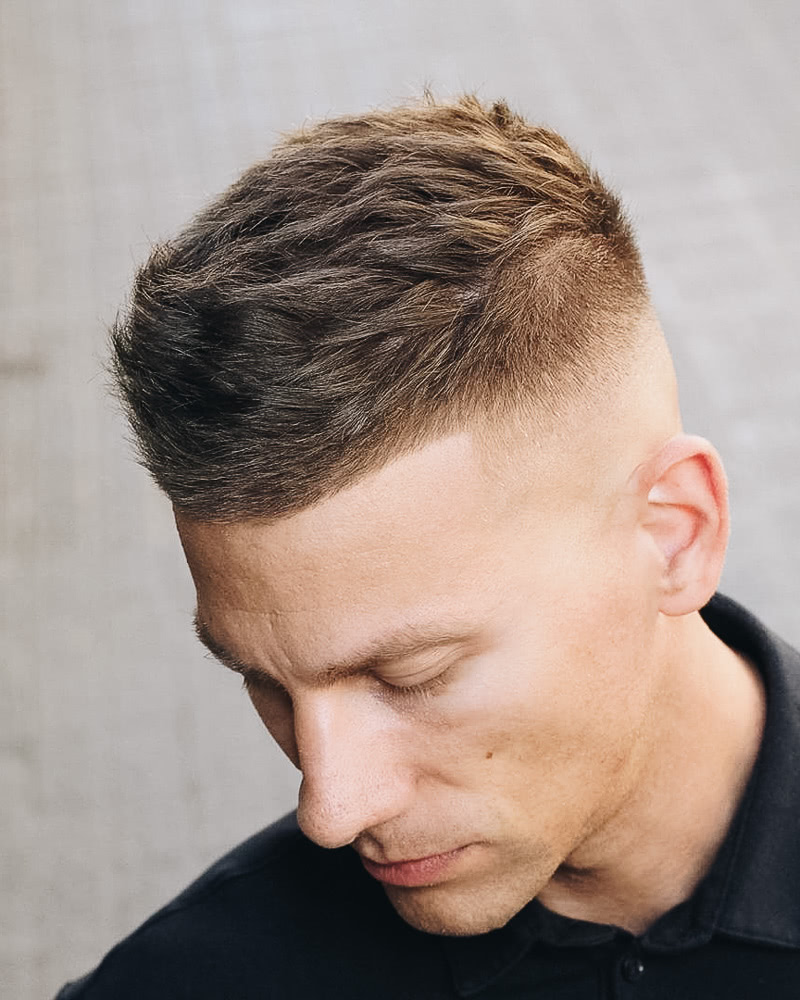 best short haircuts men french crop high fade - Luxe Digital