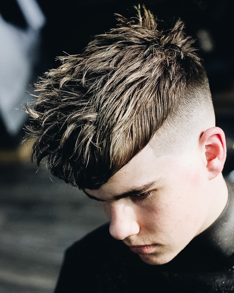 best short haircuts men high top fauxhawk - Luxe Digital