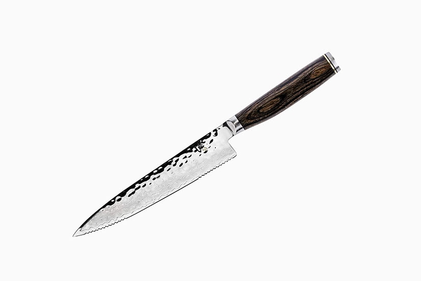 best kitchen knife serrated utility shun classic - Luxe Digital
