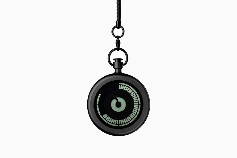 Futuristic 2024 pocket watch