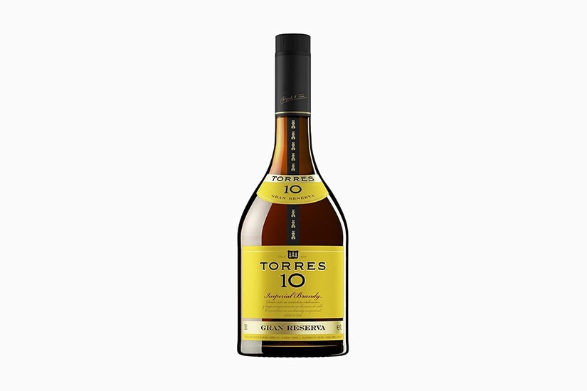 best brandy cognac brands torres 10 gran reserva - Luxe Digital
