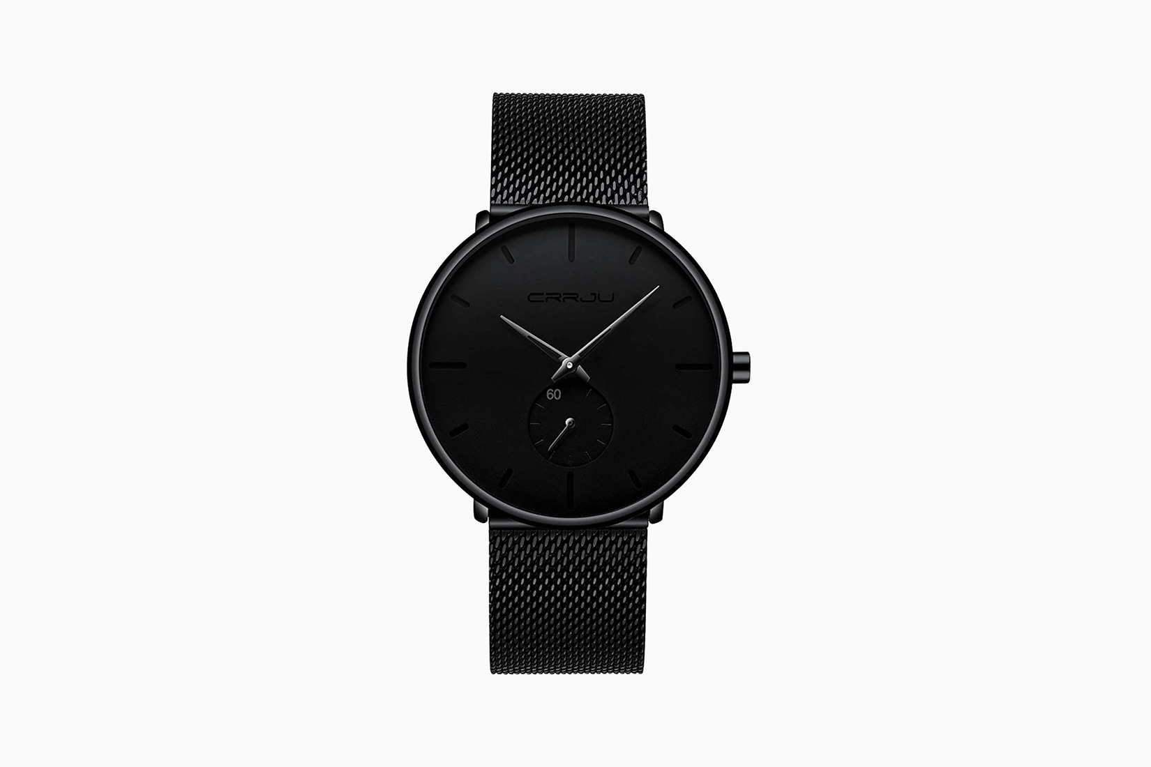 Black formal watch hot sale