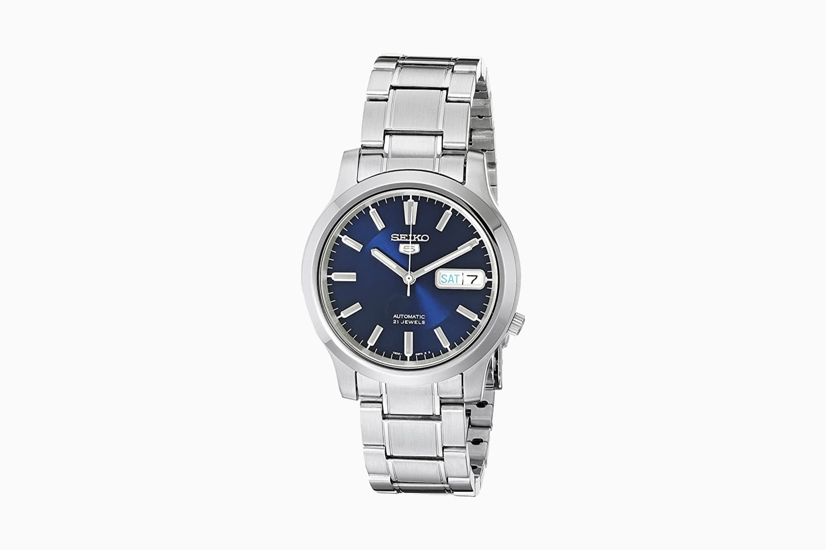 Stainless steel dress discount watch