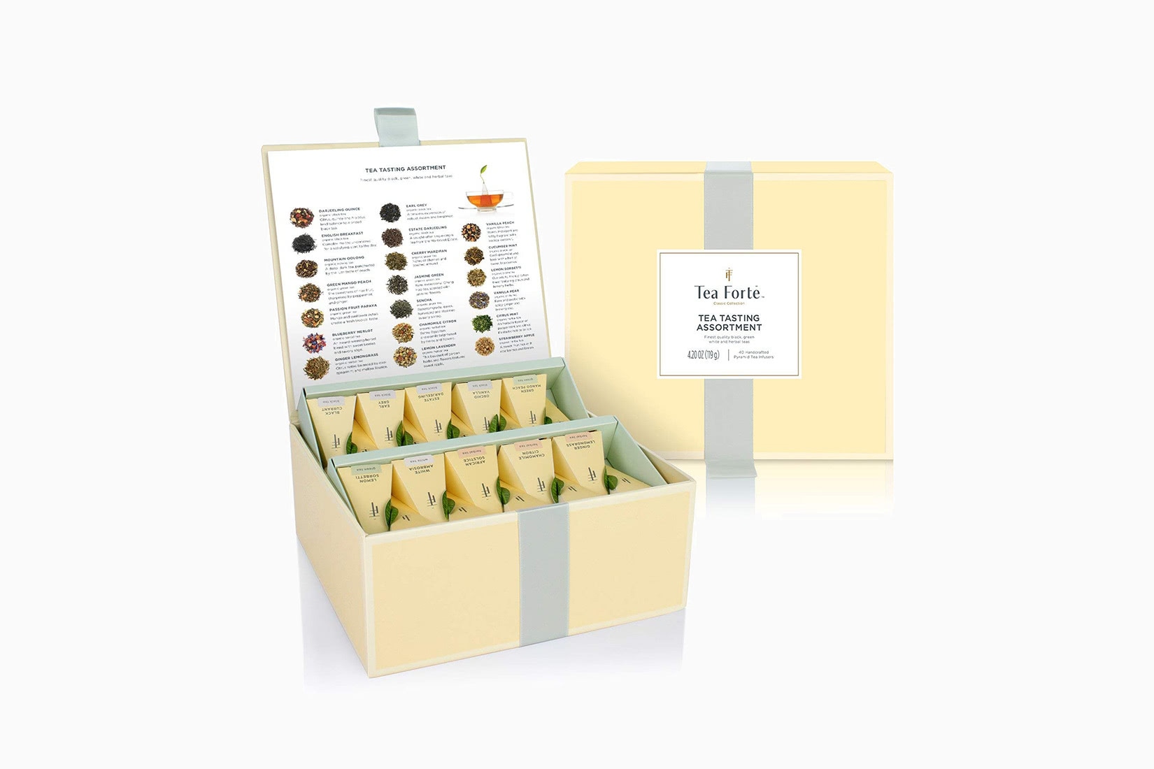 best tea brands forte organic assorted variety sampler - Luxe Digital