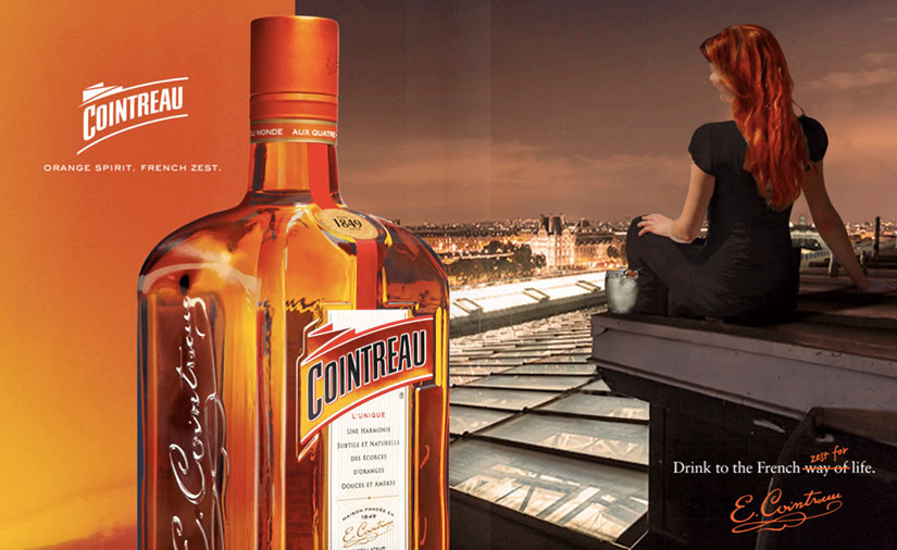 Encuentre la botella de Cointreau perfecta (Guía 2020) 4 comercial publicitario de la historia de cointreau - Luxe Digital