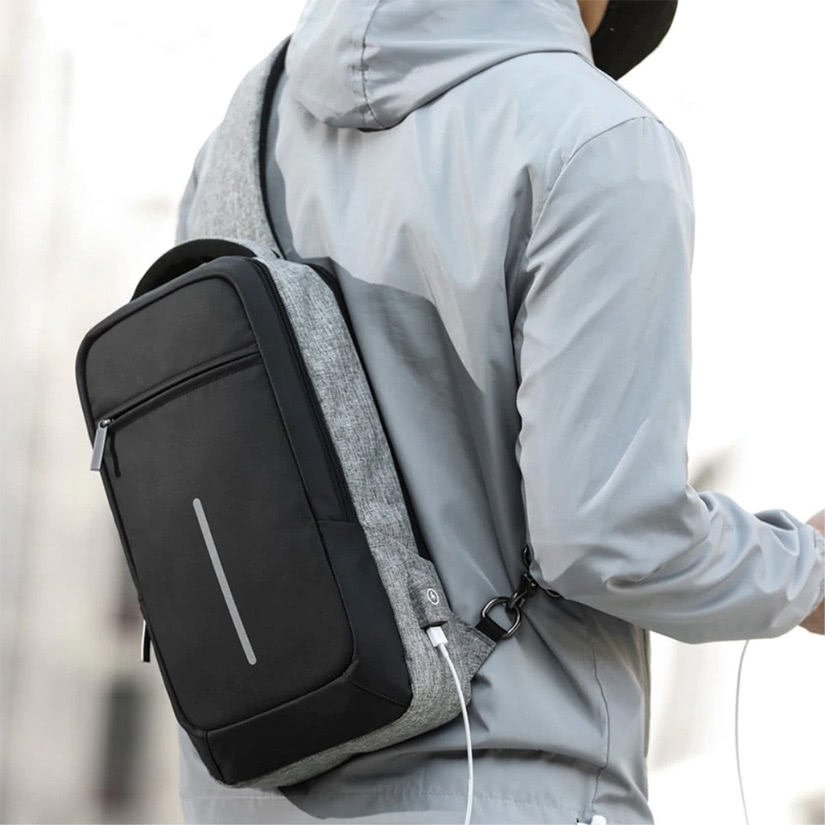 name brand sling backpack