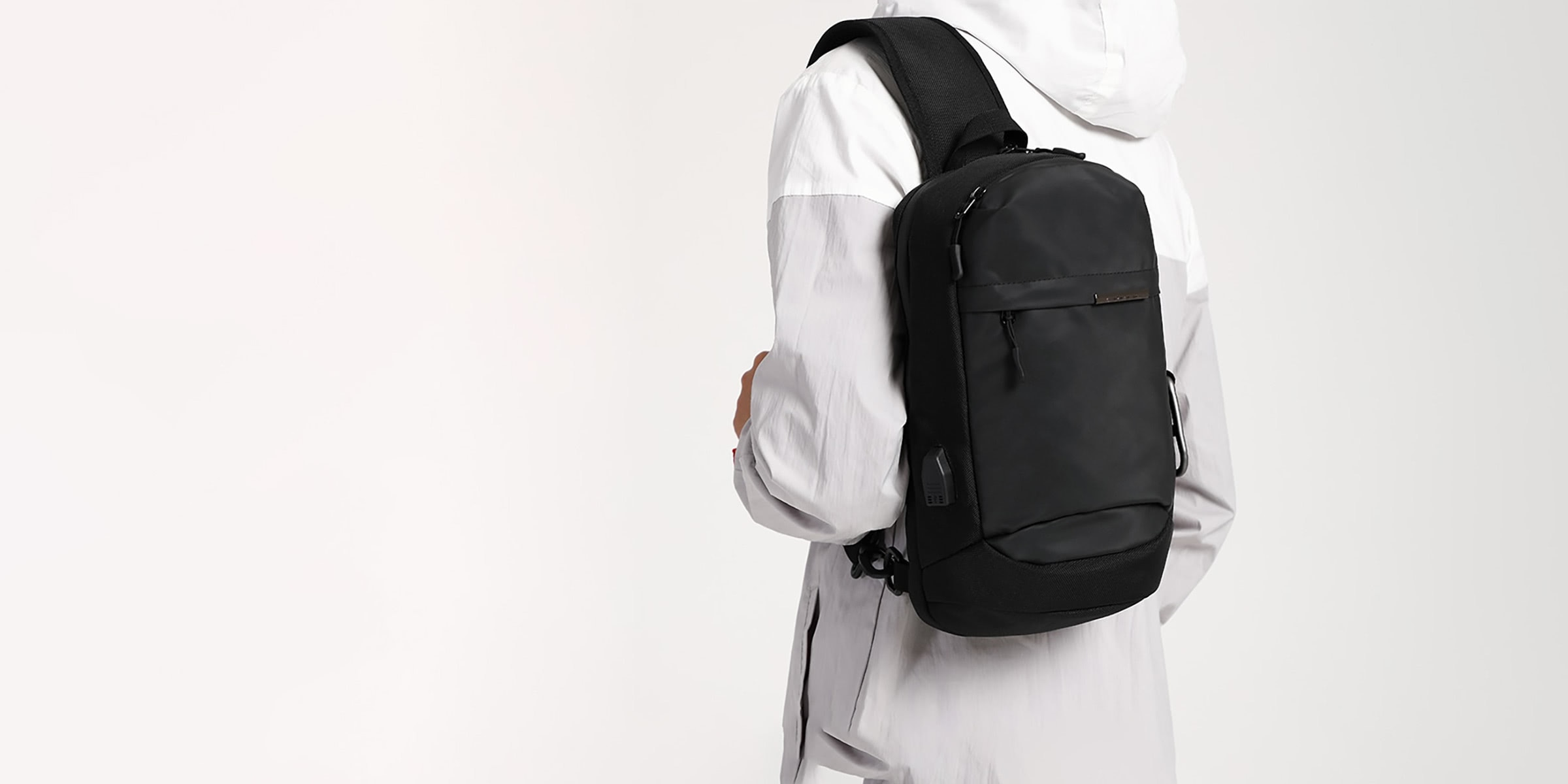 Waterfly Messenger Bag Sling Backpack Crossbody Sling Bag Laptop Shoulder Bag for Men Women Hiking Travel Outdoor Daily 