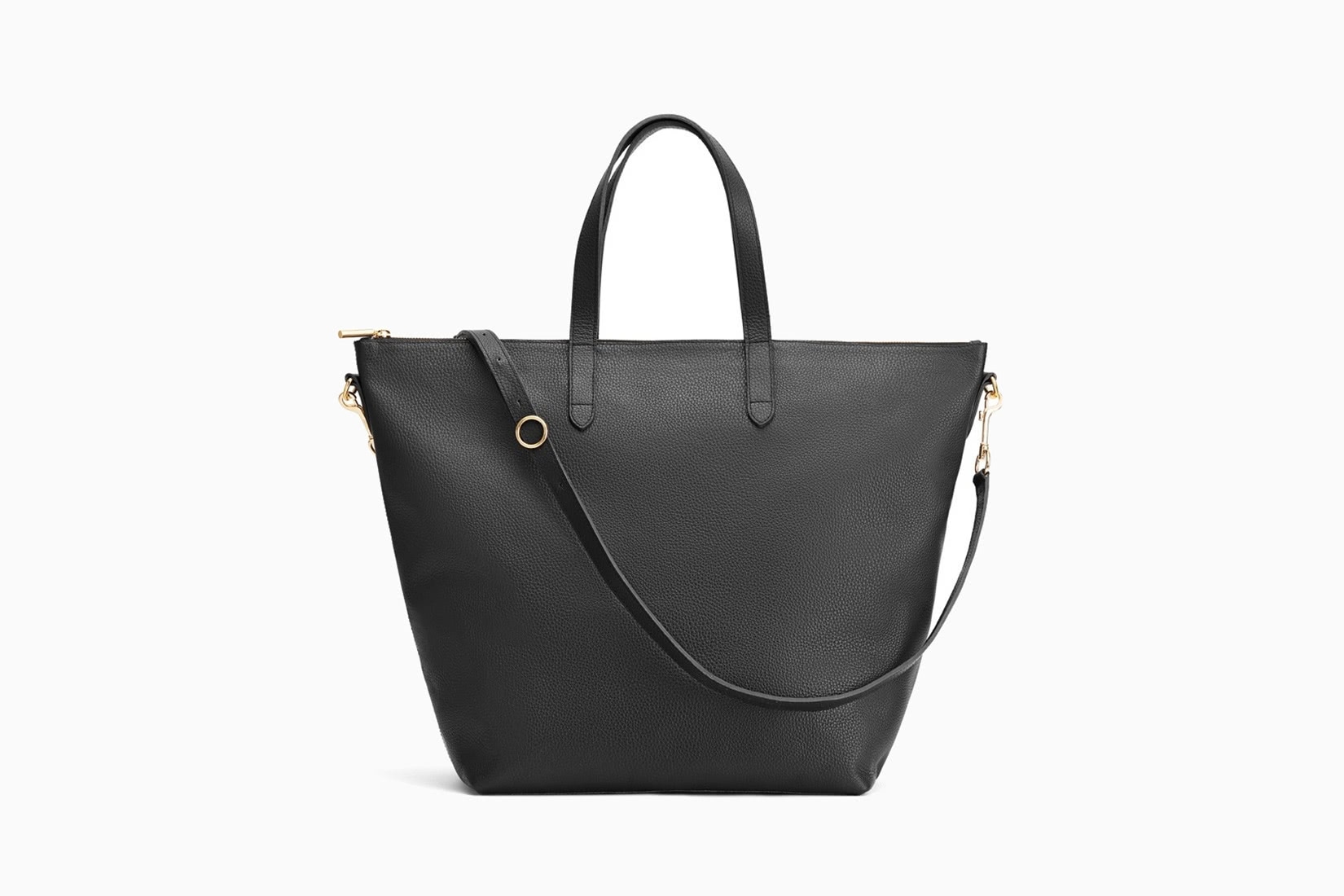 Huge Elegant Leather Bag Urban Style Tote Dark Grey Color