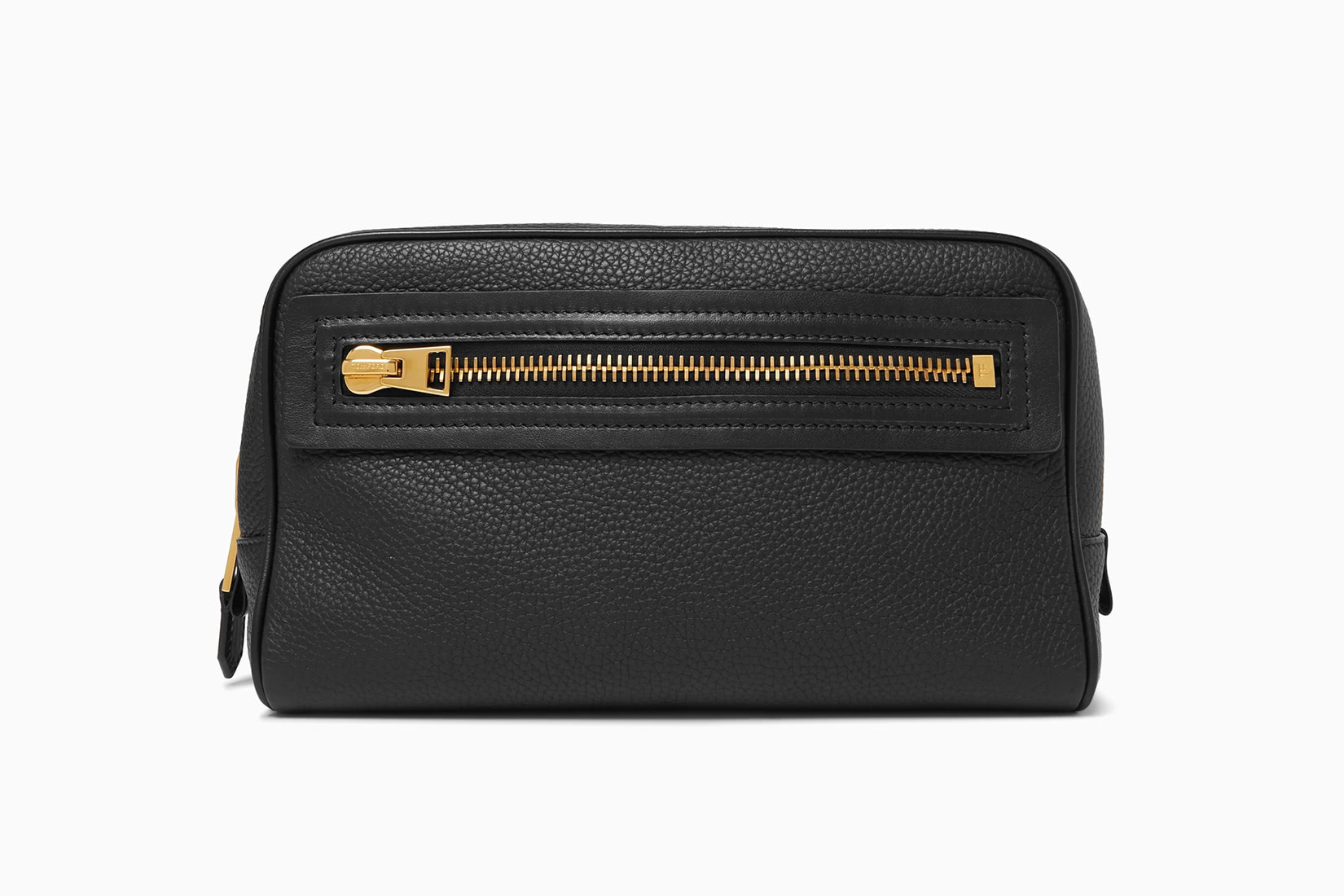 Tom Ford Leather Toiletry Bag - Brown Toiletry Bags, Bags