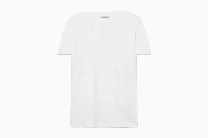 best white t-shirt women ninety percent ruby tee luxe digital