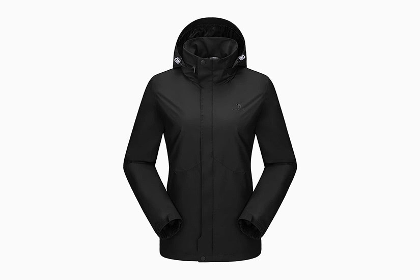 Cute black shop rain jacket