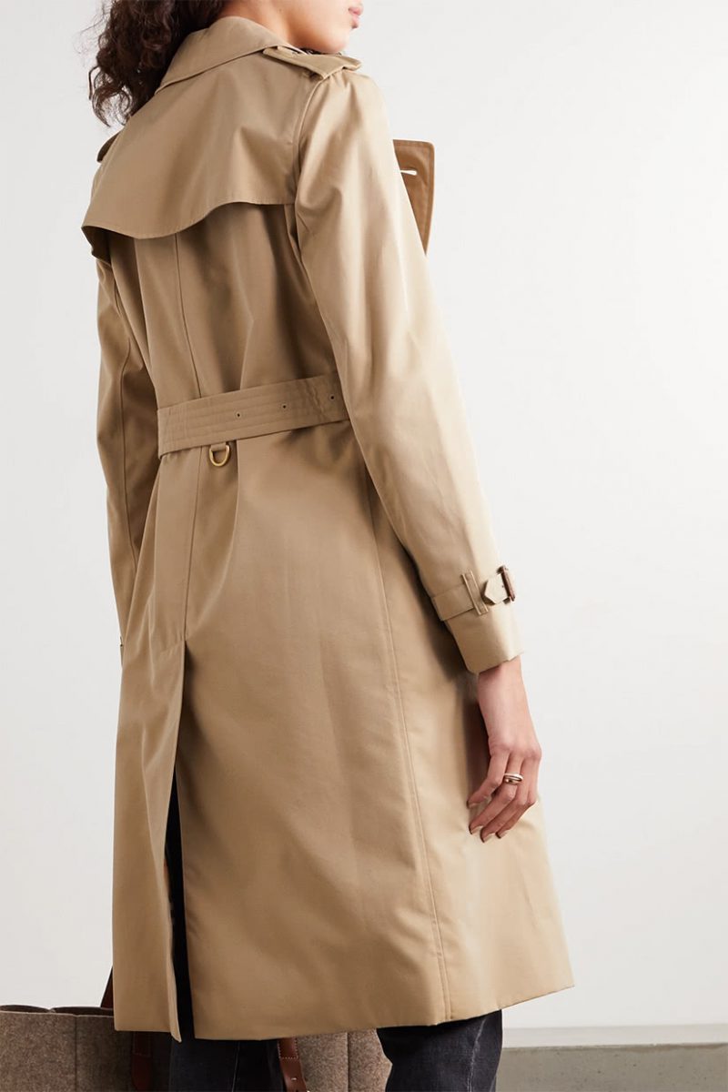 hooded mac coat womens